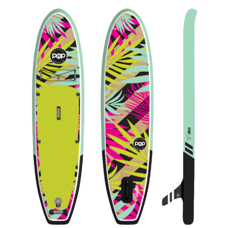 POP Board Co. 10'6 Royal Hawaiian Palm Inflatable Paddleboard