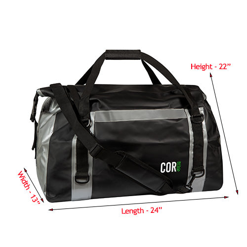 COR Surf Waterproof Roll-Top Dry Duffel Bag 60L