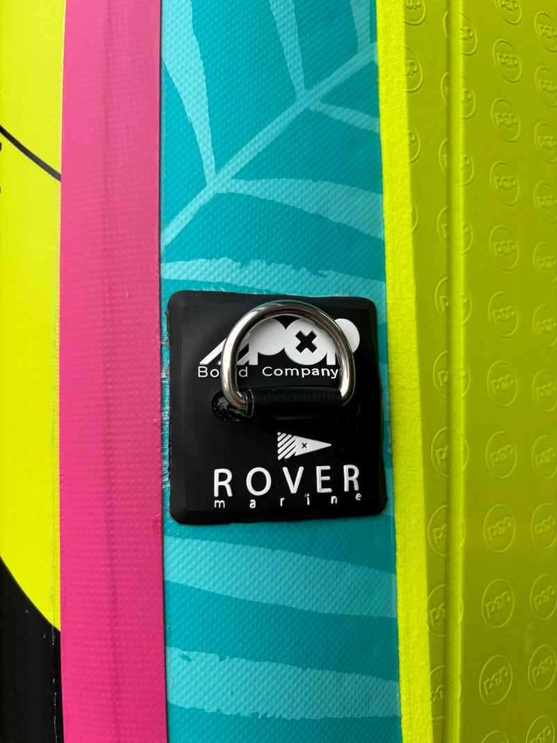 POP Board Co. 11'0 Yacht Hopper Inflatable Touring SUP - Turq/Neon/Pink