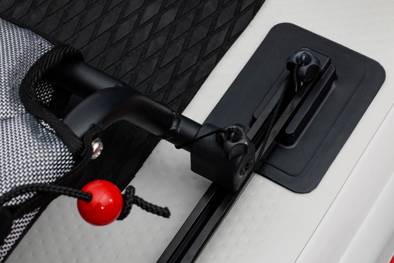 Nautiqua ARUBA Pedal-Drive Inflatable Fishing Paddle Board (Red)