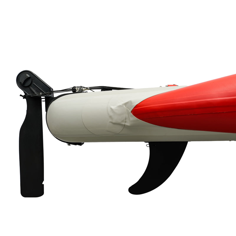 Nautiqua ARUBA Pedal-Drive Inflatable Fishing Paddle Board (Red)