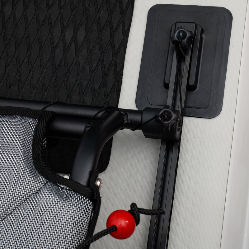 Nautiqua ARUBA Pedal-Drive Inflatable Fishing Paddle Board (Red)