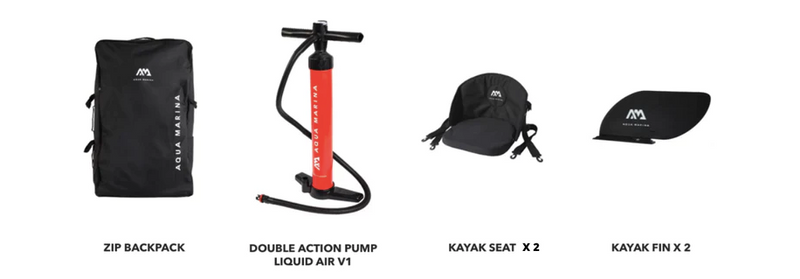Aqua Marina TOMAHAWK AIR-K 14'5" Inflatable High-Pressure Kayak