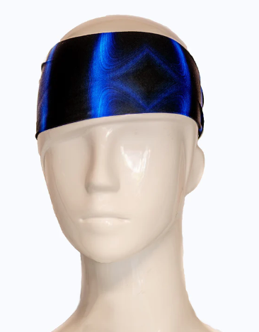 SlipIns Electric Blue Wave Front Zippered Diveskin