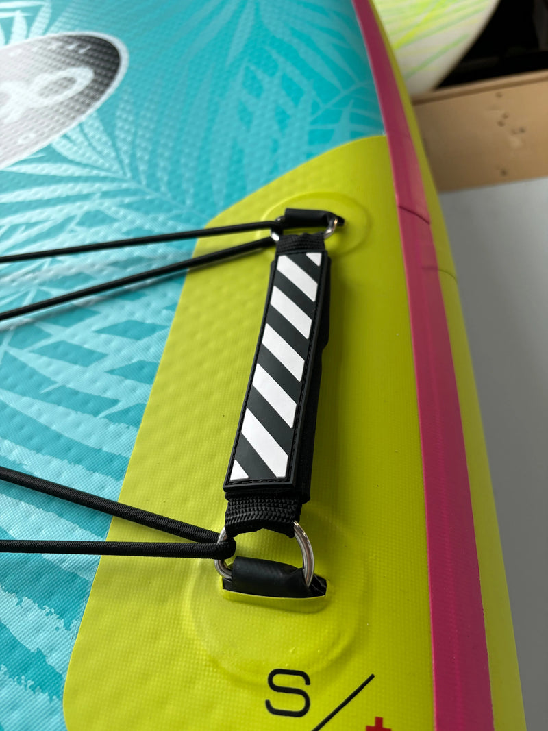 POP Board Co. 11'0 Yacht Hopper Inflatable Touring SUP - Turq/Neon/Pink