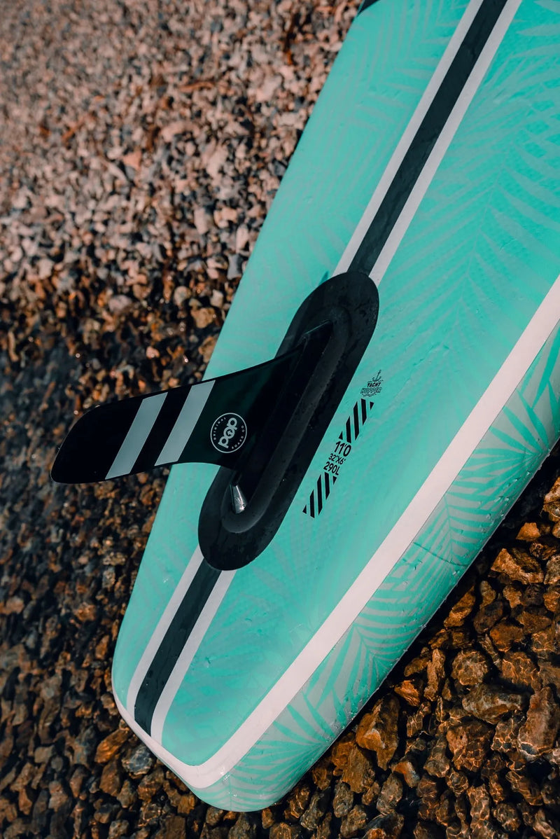 POP Board Co. 11'0 Yacht Hopper Inflatable Touring SUP - Mint/Teak/Blue