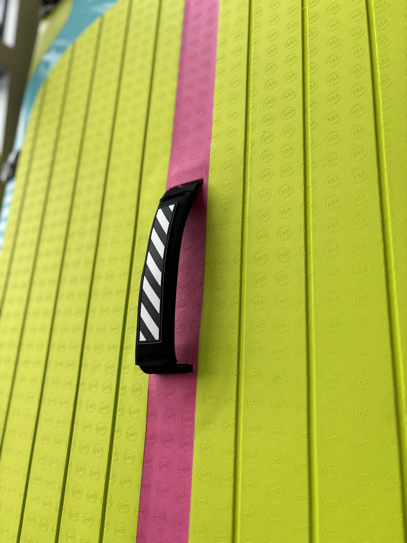 POP Board Co. 11'0 Yacht Hopper Inflatable Touring SUP - Turq/Neon/Pink